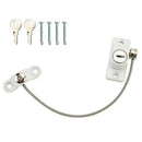 Kids Window Restrictor Lock Child Baby Safety Door Cable Locks Security Wir C6Y2