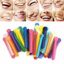 40Pcs/ Pack Elastic Ligature Ties Dental Bands Braces Mixed color Orthodont New