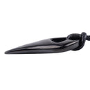 Men's Black 316 Titanium Steel Wolf Teeth Pendant Necklace jewelry w/ Black Cord