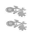 2pcs Multifunctional Tool Outdoor Mountain Bike Card Wrench For Outdoor C SKW