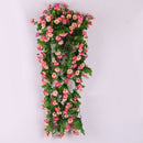 Artificial Silk Daisy Wisteria Flower Vine Wedding Party DIY Decor Pink