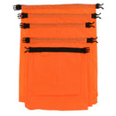 New 5 pcs Set Waterproof Dry Bag Sack Storage Pouch Camping Kayaking Orange