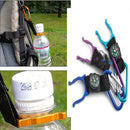 Functional  Outdoor Carabiner Water Holder Bottle Clip Strap with Compass  S Gw