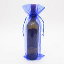 10 x Sheer Organza Wine Bottle Gift Bags for Present Weddings Party J6E4