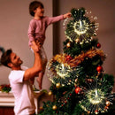 200 LED Fireworks Fairy String Light Hanging Starburst Lamp Battery Waterproof