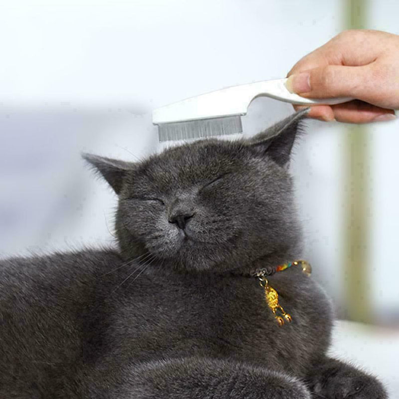 Pet Fur Shedding Pet Dog Cat Hair Brush Kit Fur Grooming Comb New Rake Trim W8G2