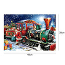 Christmas Train 5D DIY Full Drill Diamond Painting Cross Stitch Home Decor