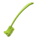 Portable Toilet Brush Plastic Long Handle Bathroom Toilet Bowl Scrub Double U2N2