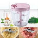 Manual Fruit Vegetable Chopper Hand Pull Food Cutter Grinder Kitchen Gadget