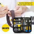 185pcs Watch Repair Tool Kit Link Remover Hammer for Beginner Specialist