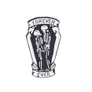 Fashion Women Pin Letter FOREVER EVER Print Costume Brooches Casual Jewelry