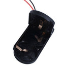 4 Pcs Black Plastic Battery Holder for 2 x 3V CR2032 Coin Button Cell