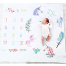 Photo Background Baby Boy Girl Monthly Milestone Photographic Matte Photography