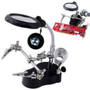 3.5X 12X Magnifying Lens LED Lamp Magnifier Jewelry Desktop Desk Base Light Kits
