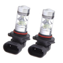 2pcs H10 9145 8000K 100W High Power Car Fog Daytime Running Light LED Bulbs