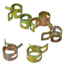 30Pcs 11/8/13mm Spring Band Type Fuel Vacuum Hose Silicone Pipe Tube Clamp  O1W4
