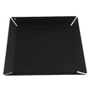 Iron Snacks Platter Jewelry Cosmetics Display Organizer Tray Black Square L