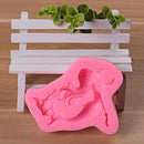 Mermaid Swimming Silicone Mold Candy Fondant Cake Choclate Decorat qeTEUS