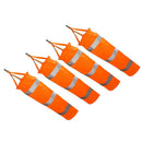 4Pcs Airport Windsock for Outdoor Decorations - UV Ray, Water Resistant,