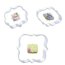 3pcs Stainless Steel European Pattern Cutter Mold For Cake Cookie Baking T Tw