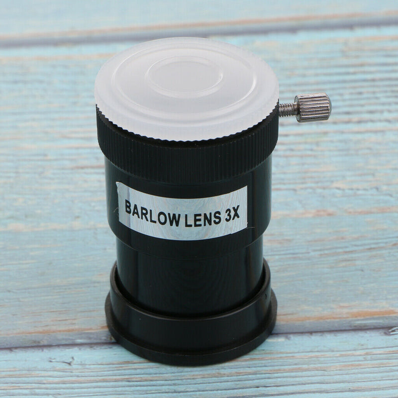 1.25" Barlow Lens Astronomy Telescope Eyepiece for Celestron Universal Black