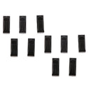 10 Pcs Plastic Buckle  Backpack Webbing Belt Ending