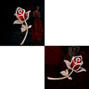 Women 's Elegant and fashionable bow brooch Brooch Pin Crystal Rhinestone R C1E6