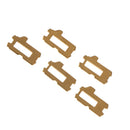 5 Pieces of Car Lock Reed Key Cylinder Gasket Plate Kit w/ Coil Spring for Mazda