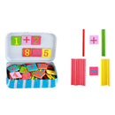 Wooden Number Stick Magnetic Math Puzzle Child Baby Education Calculate  TBG