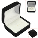 1pc Black Velvet Small Box Case For Ring Earrings Jewelry Display Gift Present