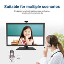 Digital 1440P HD Webcam USB 2.0 Camera Cam Video Recording Built-in Mic Black