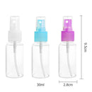 Clear Perfume Refillable Travel Lotion Liquid Spray Press Pump Bottle (30ml