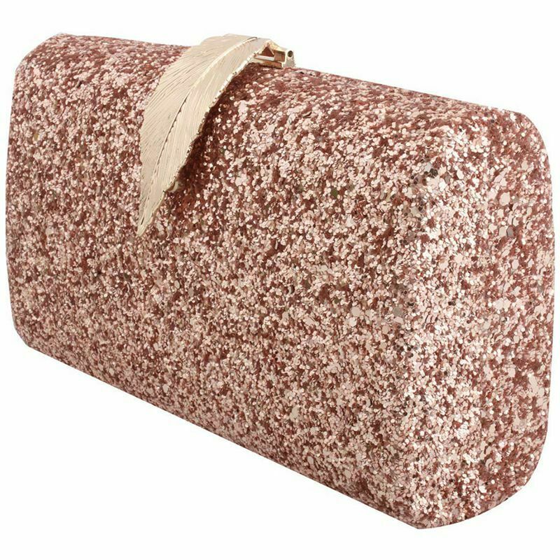 Women Evening Clutch Bag Glitter Purse Fashion Handbags for Dance Wedding P S4U8