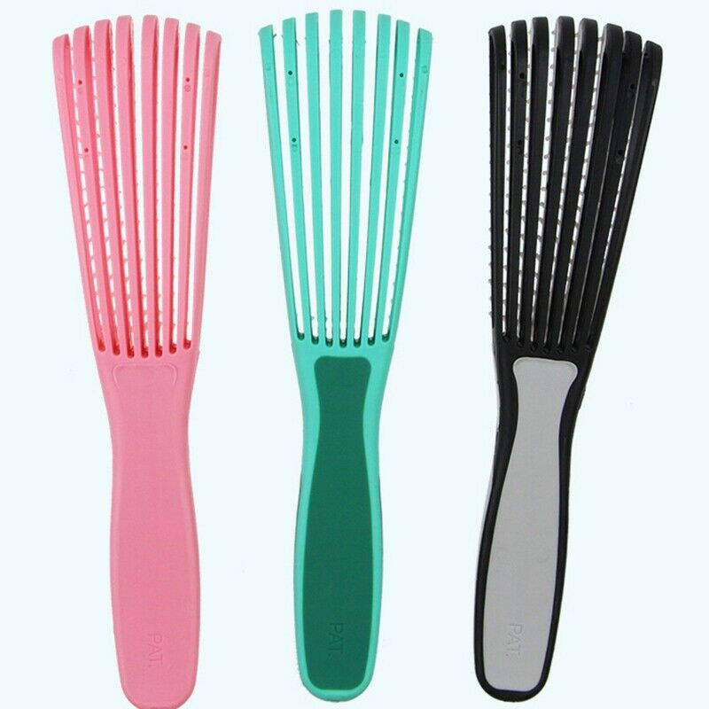 Black Hair Brush Scalp Massage Comb Women Hair Brush Comb Health Care Reduc Q9N9