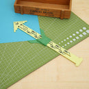 5 in 1 Multi-function Measuring Ruler Sewing Craft Quilting Sliding Gauge