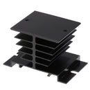 3Piece Radiator Aluminium Heat Sink Cooling Module For Solid State Relay