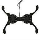 2Fans Foldable Laptop Cooling Cooler Pad Stand USB Powered For Laptop Notebook
