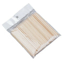 100 x Wooden Stick With Lace Nail Art Nail Care Skin color