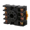 MK2P-I Clear Shell DPDT AC220V Coil Power Relay Socket Base I5A2