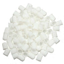 100pcs Plastic Valve Caps Tire Cap Valve Cover for Car Motorcycle White
