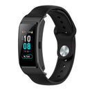 18mm Silicone Wrist Strap Watchband for Huawei Honor B5/S1/FIT (Black) A