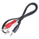 3.5mm jack mini plugto 2 RCA male stereo ohono audio speaker adapter cable