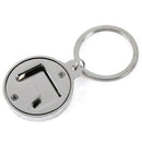 Creative Beer Bottle Cap-Shaped Advertising Bottle Opener Keychain Gift FT