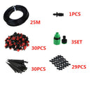 25m DIY Micro Drip Irrigation System Flow Plant Self Watering Garden Hos QRI