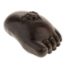 Handmade Craft Wooden Buddha Statue Sculpture Decoration for Desktop, Bookshelf,