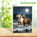 5D DIY Full Drill Diamond Painting Cross Stitch Embroidery Kit (A944 Horse)