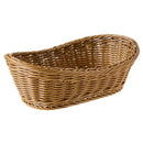 Oval Wicker Woven Basket Bread Basket Serving Basket, 11 Inch Storage Baske V9B8