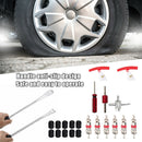 Car Bike Tire Spoons Levers Red Rim Protectors Caps Cores Tools Kit 24pcs/set