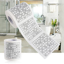 Novelty Funny Number Sudoku Printed Toilet Paper Bath Tissue Gift1 Roll 2 Ply  Z