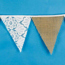 12 Flags Flowers Shell Lace Party Wedding Pennant Bunting Banner Decor